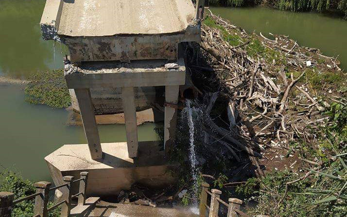 Σέρρες: Κατέρρευσε τμήμα παλιάς γέφυρας στον Αγγίτη