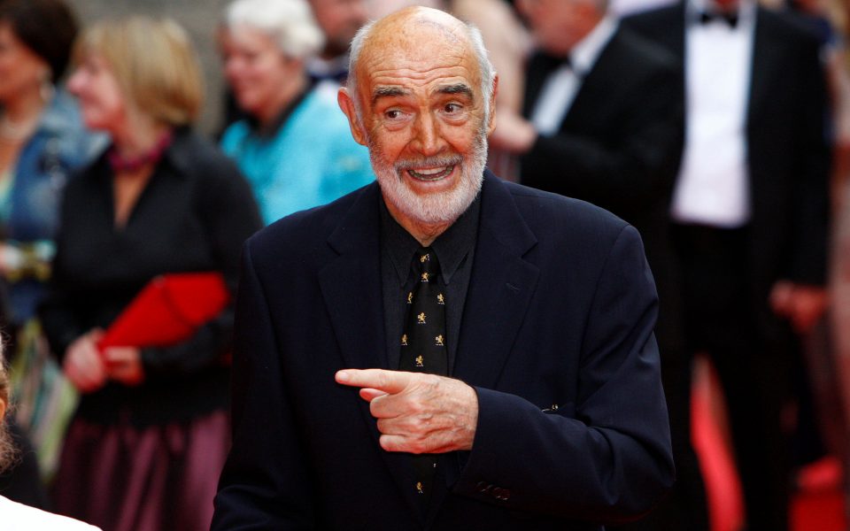 FILE PHOTO: Actor Sean Connery arrives for the Edinburgh International Film Festival opening night showing of the animated movie 'The Illusionist' at the Festival Theatre in Edinburgh, Scotland June 16, 2010. REUTERS/David Moir/File Photo