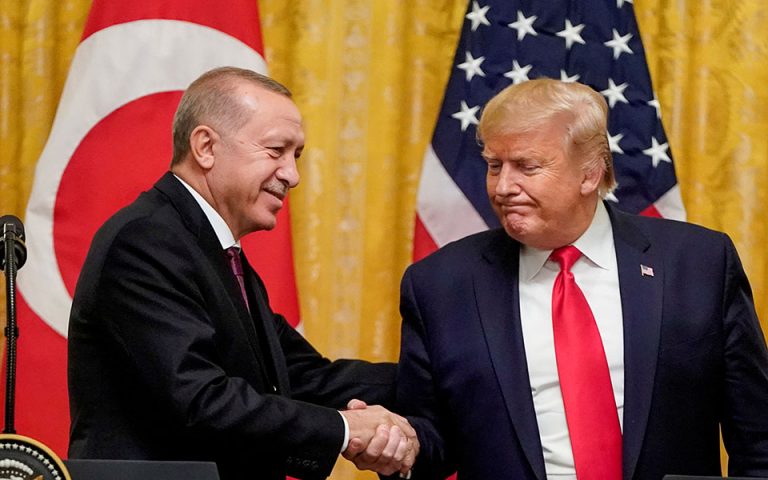 «Ευχαριστώ» Ερντογάν σε Τραμπ μετά τα συγχαρητήρια σε Μπάιντεν