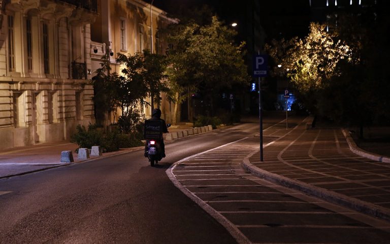 Σε ισχύ ο περιορισμός μετακινήσεων – Εικόνες από την άδεια Αθήνα