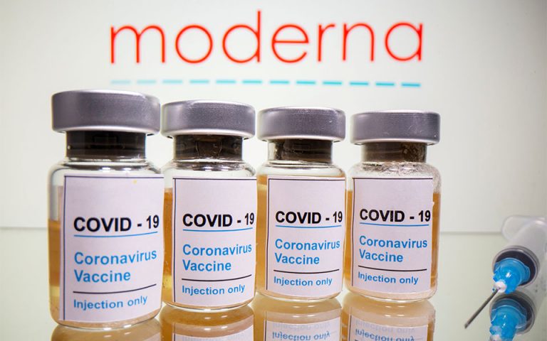 Εμβόλιο με προστασία σχεδόν 95% ανακοίνωσε η Moderna