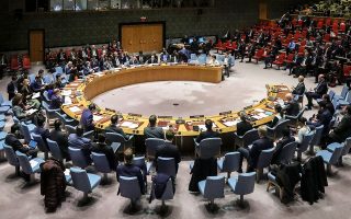 «Δεν θα μας λείψετε καθόλου», είπε ο Ρώσος πρέσβης, ενώπιον του σώματος, καθώς εκπνέει η διετής θητεία του Βερολίνου ως προσωρινού μέλους του Συμβουλίου Ασφαλείας του ΟΗΕ (φωτογραφία αρχείου, A.P.).
