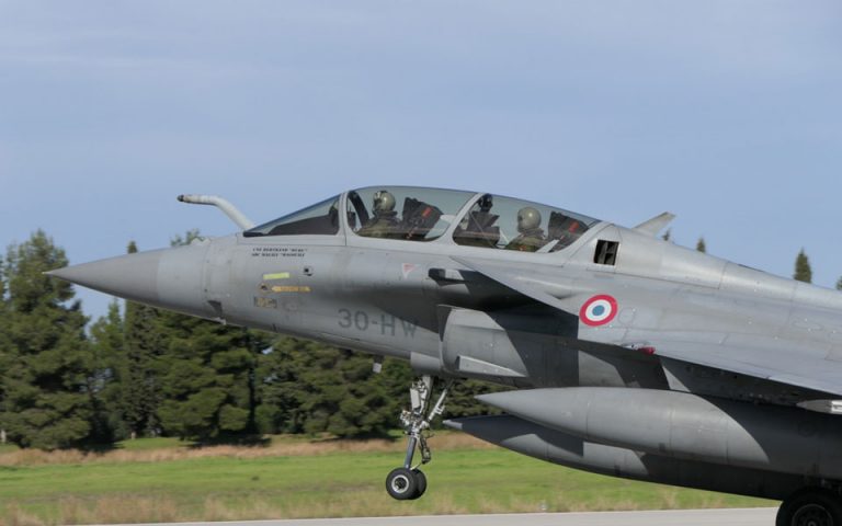Στην Τανάγρα τέσσερα Rafale της γαλλικής Πολεμικής Αεροπορίας
