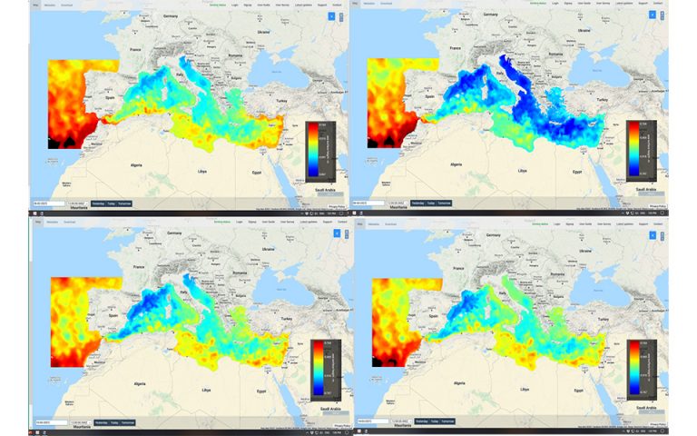 Η πλατφόρμα Marinomica αποτύπωσε την εντυπωσιακή άμπωτη στη Μεσόγειο