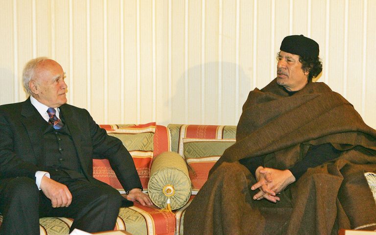 Αναμνήσεις από τη σκηνή του Καντάφι
