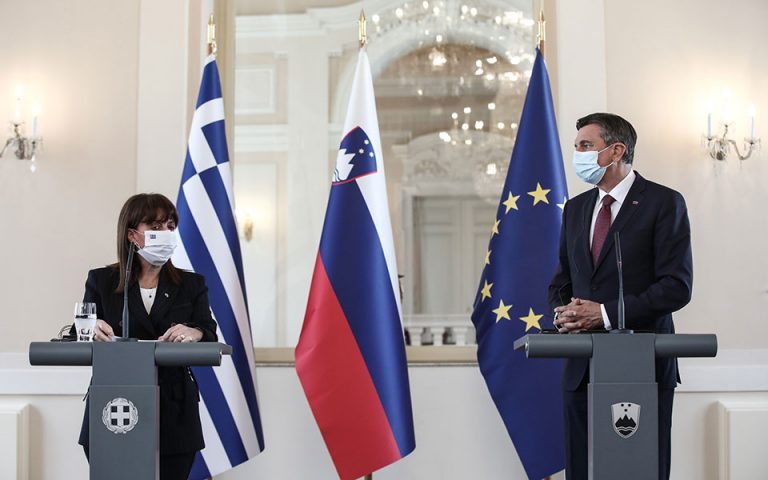 Σακελλαροπούλου: Κοινές θέσεις Ελλάδας και Σλοβενίας