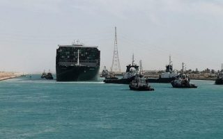 Suez Canal Authority/Handout via REUTERS
