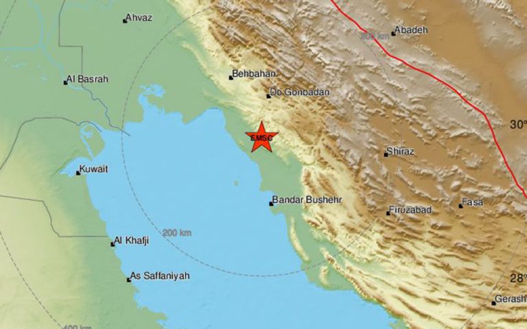 Σεισμός 5,9 Ρίχτερ στο νότιο Ιράν