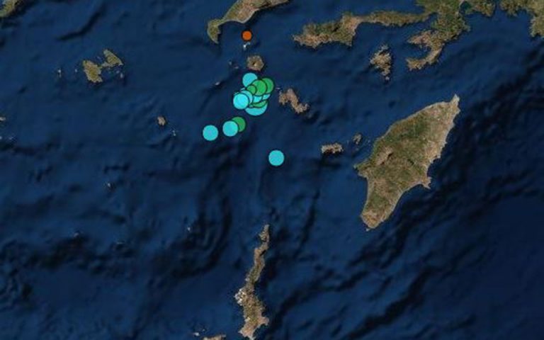 Σεισμός 4.9 Ρίχτερ με επίκεντρο 15 χιλιόμετρα νότια της Νισύρου