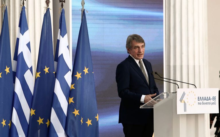 Σασόλι: Η ένταξη της Ελλάδας στην Ε.Ε. έθεσε τη δημοκρατική διάσταση στην καρδιά της Ευρώπης