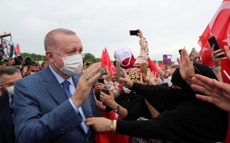 Ερντογάν: Κήρυξε την έναρξη των εργασιών για την κατασκευή της διώρυγας της Κωνσταντινούπολης