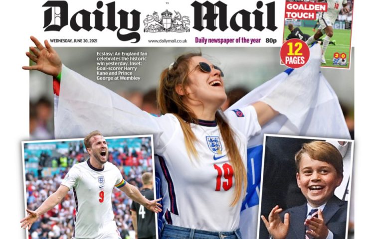 Euro 2021: Ο βρετανικός Τύπος πανηγυρίζει έξαλλα τη νίκη των Άγγλων