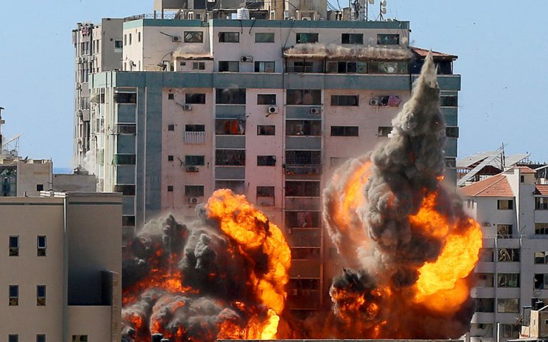 Ισραήλ: «Όπλο» της Χαμάς κατά του Iron Dome το κτίριο που βομβαρδίστηκε στη Γάζα