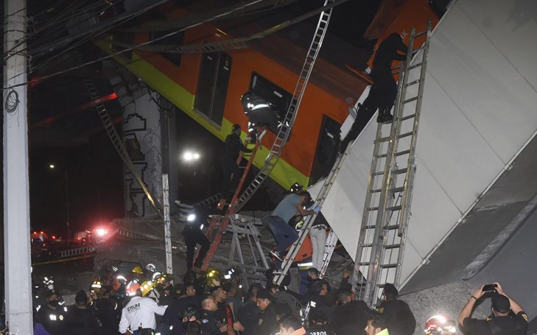 Μεξικό – μετρό: Έξι «ελλείψεις» οδήγησαν στο πολύνεκρο δυστύχημα