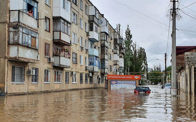 Κριμαία: Σε κατάσταση έκτακτης ανάγκης μετά τις πλημμύρες