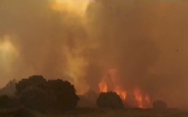 Μαίνεται η πυρκαγιά στη Σαρδηνία – Έφτασαν τα Canadair από Ελλάδα