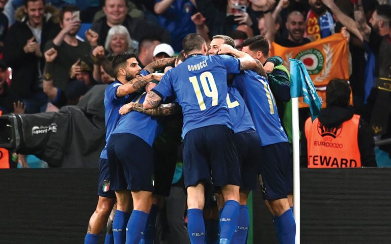 Euro 2021: Αποφασισμένη για τρόπαιο η Ιταλία – Σήμερα Αγγλία και Δανία για μια θέση στον τελικό