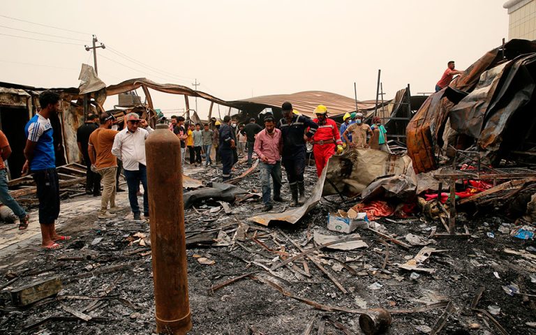 Ιράκ: Δεκάδες θύματα από πυρκαγιά