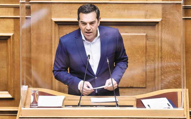Αλέξης Τσίπρας: Ολες οι ευθύνες προσωποποιούνται στον πρωθυπουργό