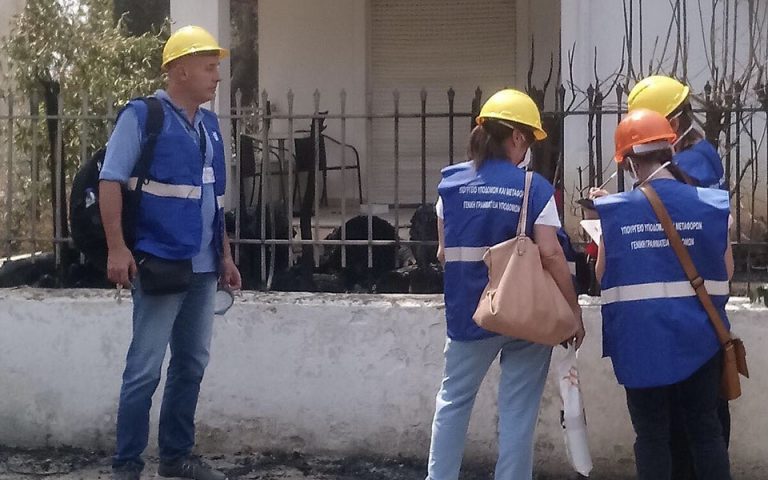 Φωτιές στην Αττική: Το υπουργείο Υποδομών ξεκίνησε την καταγραφή των ζημιών