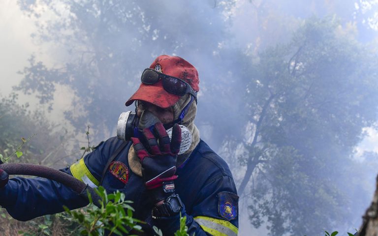 Φωτιές στην Αττική: Αγωνιώδης μάχη ενάντια στις αναζωπυρώσεις – Σε ύφεση η πυρκαγιά στην περιοχή της Μαλακάσας