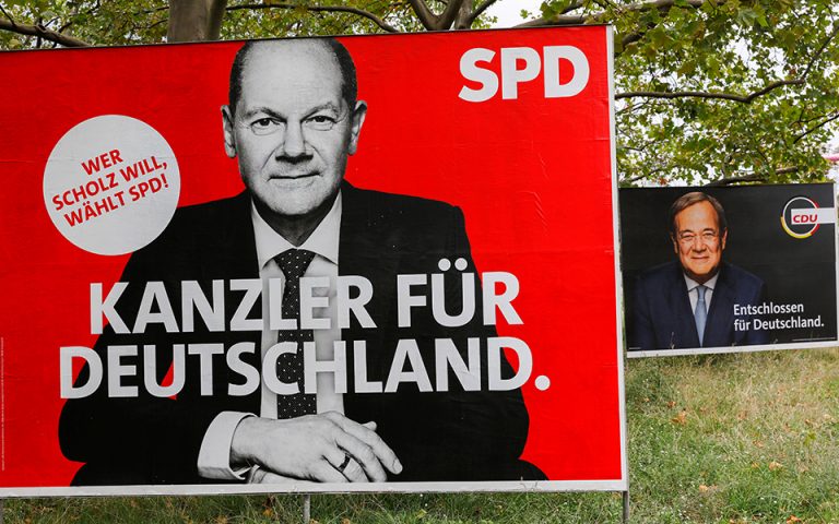 Γερμανία: Προβάδισμα 5 μονάδων για το SPD, δέκα ημέρες πριν τις εκλογές