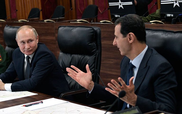 Μόσχα: Συνάντηση Πούτιν και Άσαντ – Κριτική Ρώσου προέδρου κατά ξένων δυνάμεων
