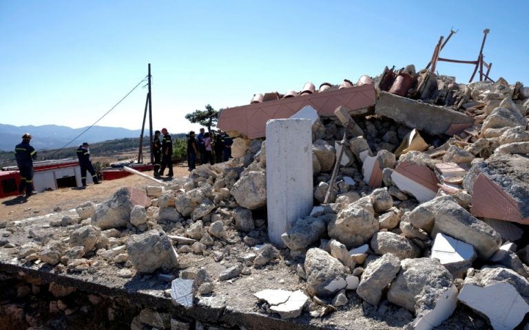 Σεισμός στην Κρήτη: Συστάσεις της Πολιτικής Προστασίας προς τους κατοίκους