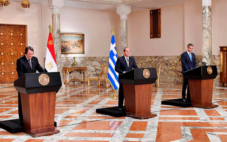 Σήμερα η Τριμερής Σύνοδος Ελλάδας, Κύπρου, Αιγύπτου – Συναντήσεις Μητσοτάκη με αλ Σίσι και Αναστασιάδη