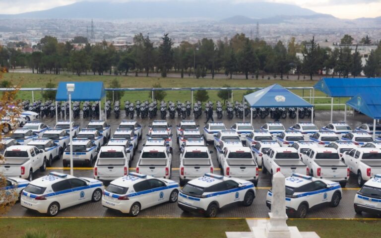 Αστυνομία: Ενίσχυση του στόλου με 280 νέα οχήματα