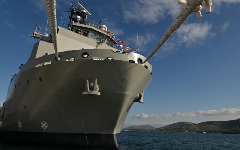 ΑΙΑΣ: Νέο πλοίο στον στόλο του Πολεμικού Ναυτικού (εικόνες)