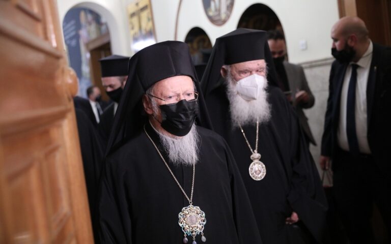 «Βαδίζουμε ενωμένοι», δήλωσε ο Αρχιεπίσκοπος μετά τη συνάντηση με τον Οικουμενικό Πατριάρχη