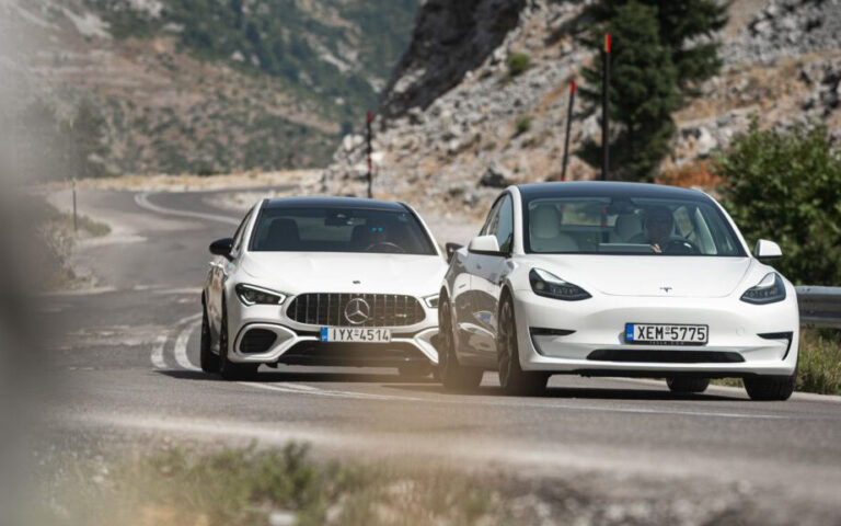 Συγκρίνουμε: Tesla Model 3 Performance – Mercedes-AMG CLA 45 S 4Matic+