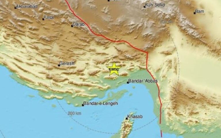 Διπλός σεισμός άνω των 6 Ρίχτερ στο νότιο Ιράν