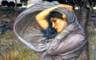 «Βοριάς» (1903), έργο του προραφαηλίτη Βρετανού ζωγράφου Τζον Ουίλιαμ Ουότερχαουζ (1849-1917). ()