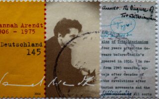 Γραμματόσημο στη Γερμανία με τη Χάνα Αρεντ. (SHUTTERSTOCK)