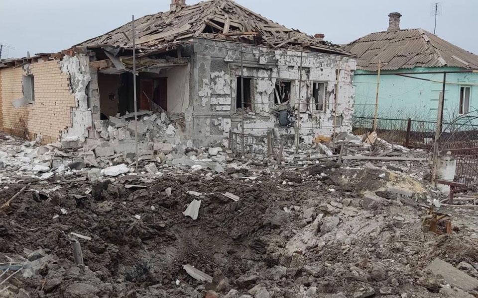 Νεκροί Έλληνες στην Ουκρανία: Εικόνες από το χωριό Σαρτανά όπου σκοτώθηκαν δύο ομογενείς-1