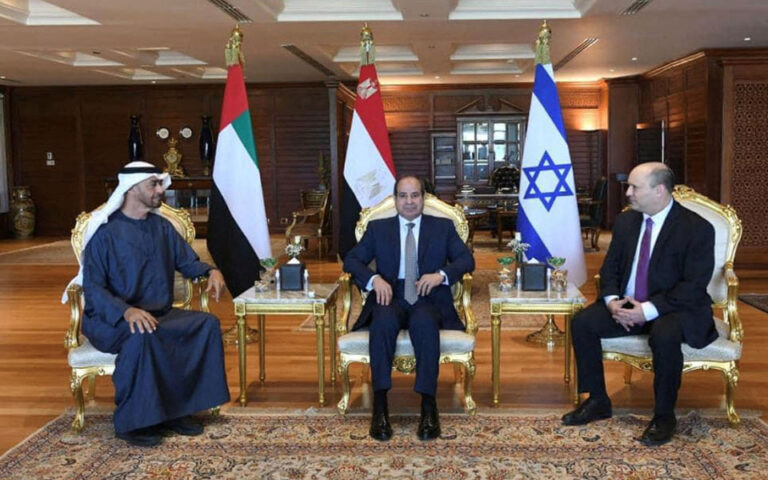 Αίγυπτος: Σπάνια τριμερής σύνοδος κορυφής με τους ηγέτες του Ισραήλ και των ΗΑΕ