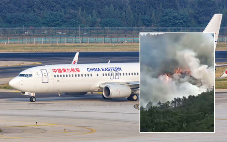 Κίνα: Τα πρώτα λεπτά μετά τη συντριβή του Boeing 737 (βίντεο)