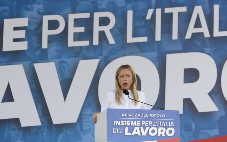 Ιταλία – δημοσκοπήσεις: Πρώτο κόμμα τα ακροδεξιά Αδέλφια της Ιταλίας