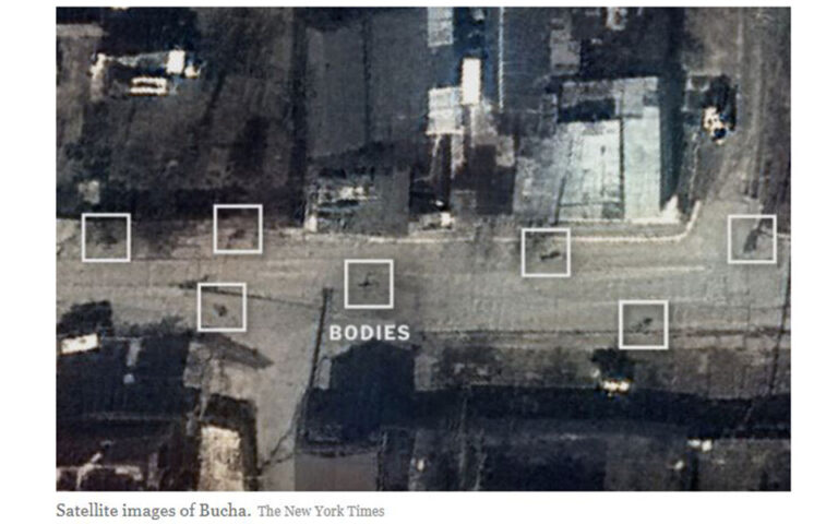 ΝΥΤ: Δορυφορικές εικόνες αποκαλύπτουν τα εγκλήματα κατά αμάχων στη Μπούκα