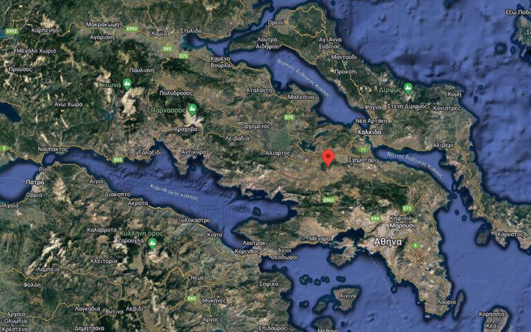 Σεισμός 3,5 Ρίχτερ στη Θήβα – Αισθητός στην Αττική
