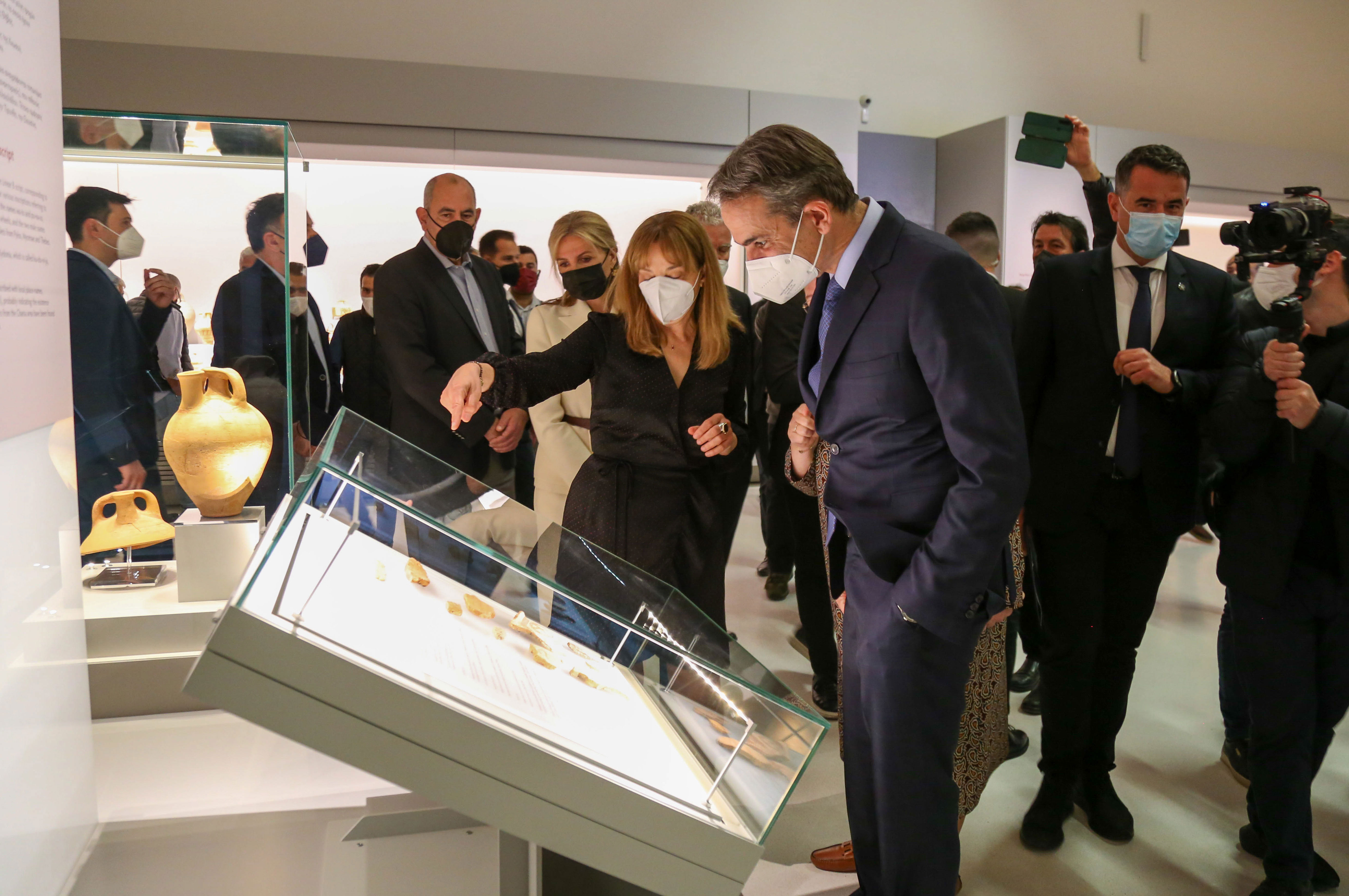 Στο νέο αρχαιολογικό Μουσείο Χανίων ο πρωθυπουργός Κυριάκος Μητσοτάκης (εικόνες)-4