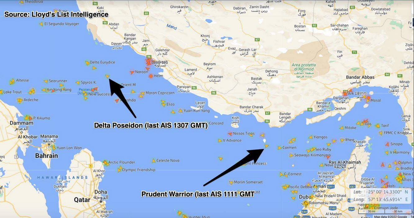 Το χρονικό της κατάληψης των δύο ελληνικών τάνκερ στον Περσικό Κόλπο από το Ιράν-1