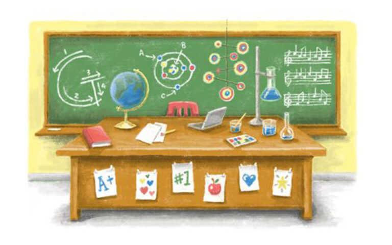 Αφιερωμένο στους δασκάλους το σημερινό Doodle της Google