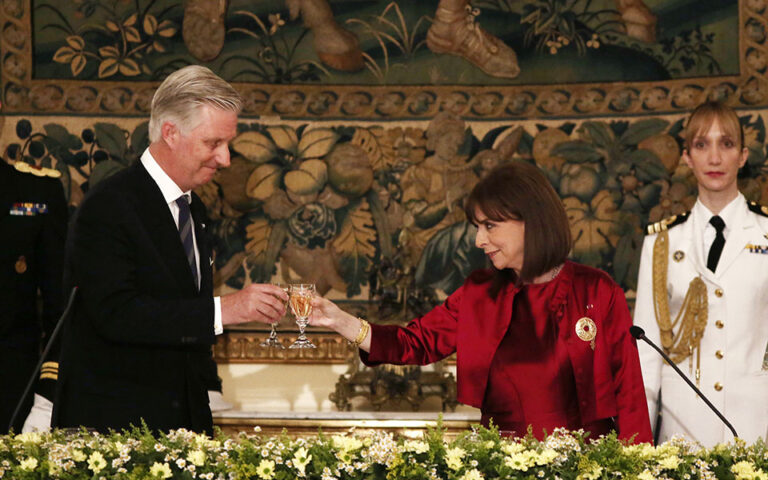 Δείπνο Σακελλαροπούλου – Βασιλιά Βελγίου: «Οι χώρες μας μοιράζονται το ίδιο όραμα για μια ενωμένη και ισχυρή Ευρώπη»