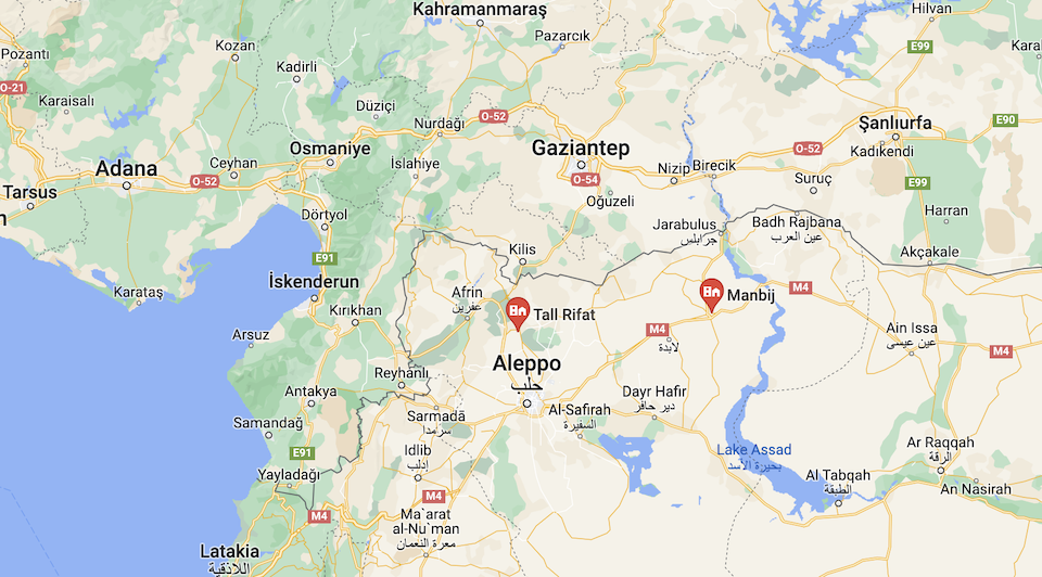 Ο πολεμικός χάρτης του Ερντογάν στη Συρία-1