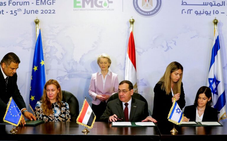 Συμφωνία  Ε.Ε., Ισραήλ και Αιγύπτου για αέριο με φορτία LNG