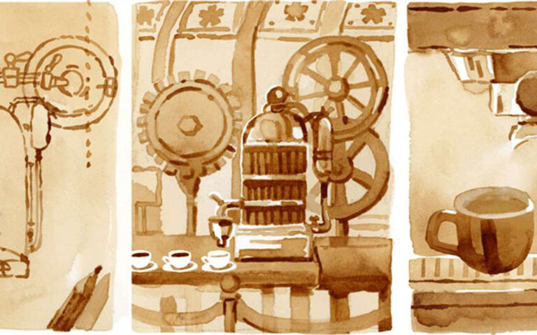 Angelo Moriondo: Αφιερωμένο στον «πατέρα» της μηχανής espresso το Google Doodle