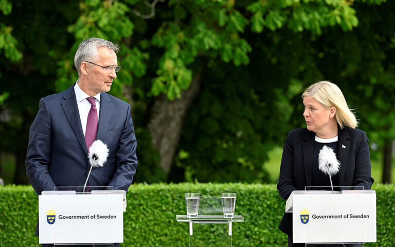 ΝΑΤΟ – Σουηδία: Επικοινωνία Στόλτενμπεργκ με Άντερσον για τις τουρκικές ενστάσεις